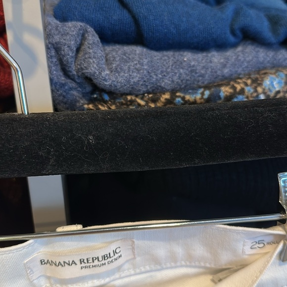 Banana Republic white denim shorts size 25 - Picture 2 of 3